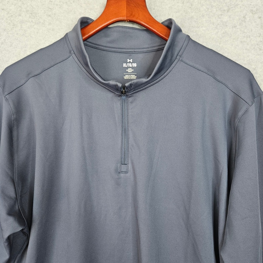 Under Armour Mens Motion 1/4 Zip Gray Pullover XL 1386980 New